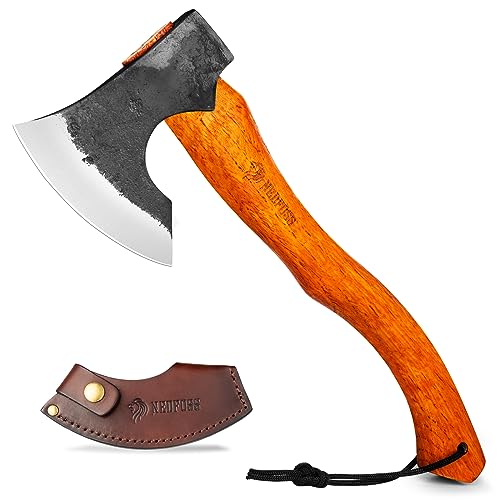 NEDFOSS Mammoth Camping Hatchet: 1065 Carbon Steel 15.5