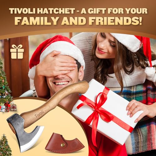 15" Tivoli Camping Axe: Bushcraft Tool with Sheath