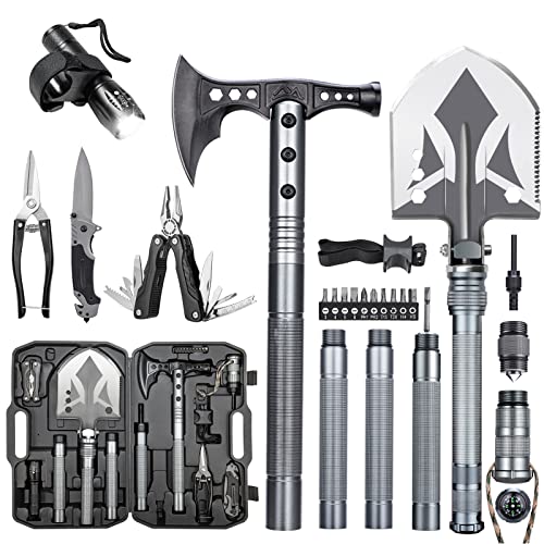 ZENHOSIT Multifunctional Shovel Hatchet Combo - Camping, Cycling, Hiking