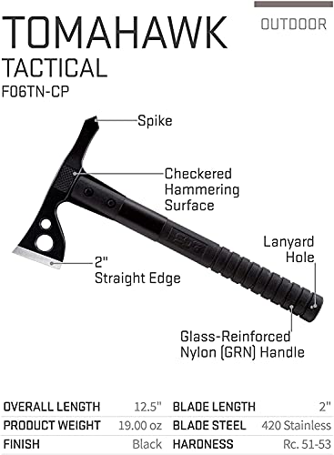Versatile Predator Tactical Axe for Throwing and Survival