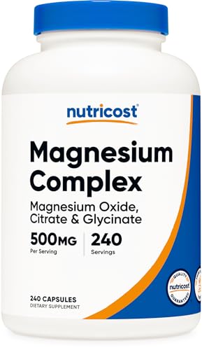 Nutricost Magnesium Complex Capsules - Oxide, Citrate, Glycinate
