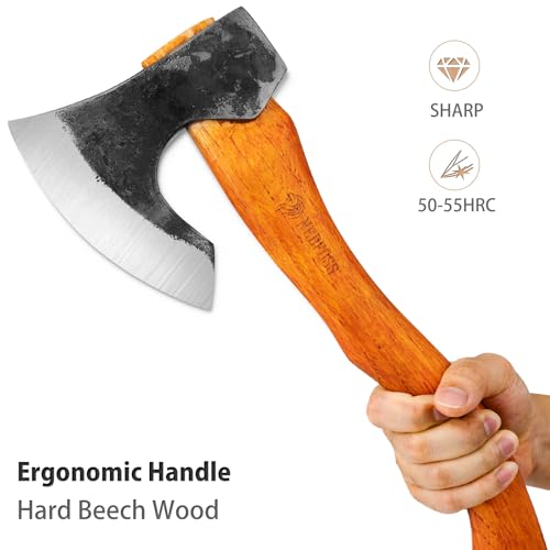 NEDFOSS Mammoth Camping Axe - High Carbon Steel