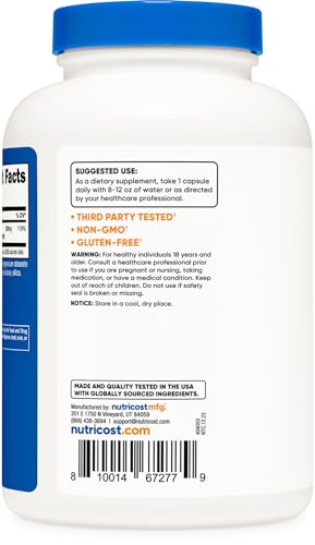 Nutricost Magnesium Complex Capsules - Oxide, Citrate, Glycinate