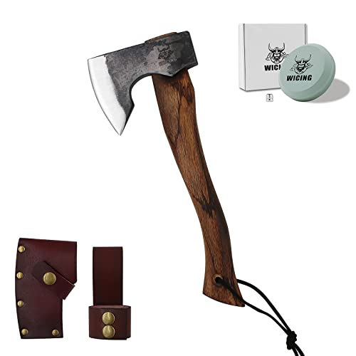 13.5" VIP Carbon Steel Hatchet with Leather Sheath