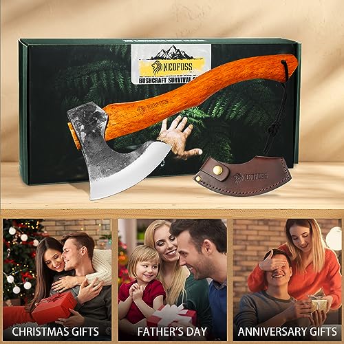 NEDFOSS Mammoth Camping Axe - High Carbon Steel