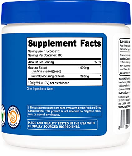 Guarana Extract Powder - Brazilian Herbal Energy Supplement