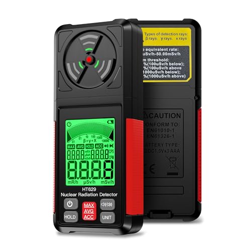 Portable Geiger Counter Radiation Detector with LCD Display