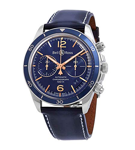 Bell and Ross Men's Blue Dial Chronograph Watch