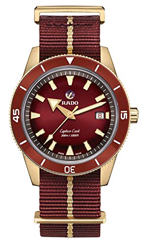 Rado Captain Cook Bronze Fabric Bracelet Automatic Watch