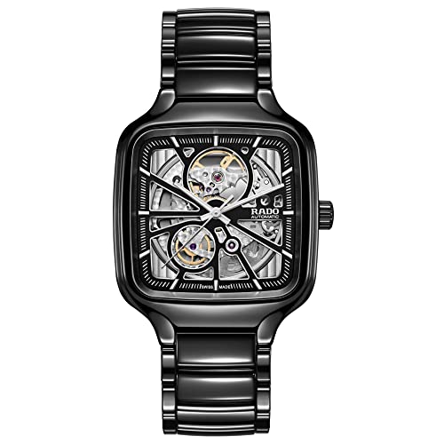 Rado True Square Swiss Automatic Watch in Black