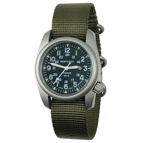 BERTUCCI A-2T Vintage Green Dial Swiss Watch