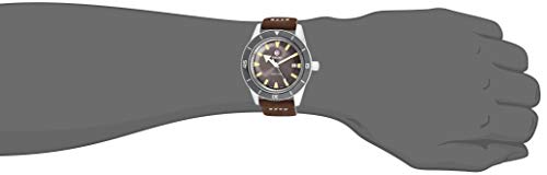 Rado Men's Swiss Automatic Watch, Captain Cook Leather Brown