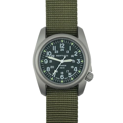 BERTUCCI A-2T Vintage Green Dial Swiss Watch