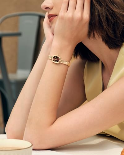 Gold FIYTA Women's Vintage Wrist Watch with Gift Box