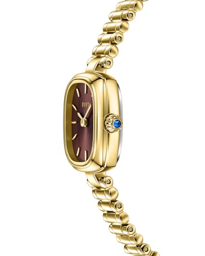 Gold FIYTA Women's Vintage Wrist Watch with Gift Box