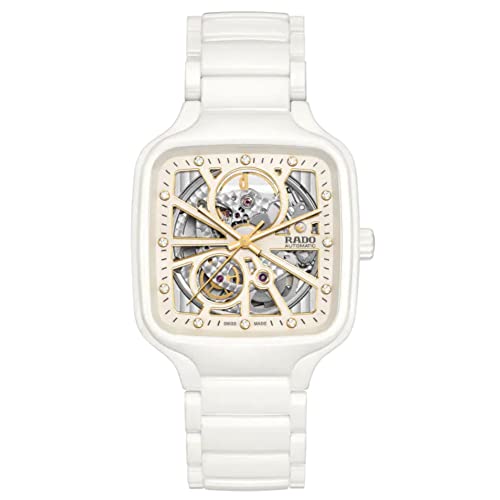 Rado True Square Open Heart White 38mm Automatic