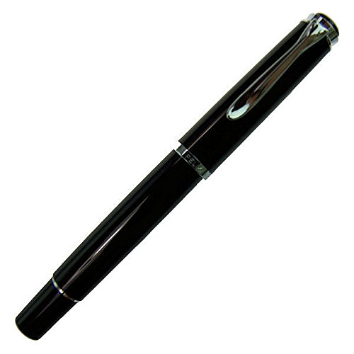 Pelican M205 Fountain Pen, F Fine Point, Black