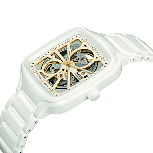 Rado True Square Open Heart Watch White 38mm