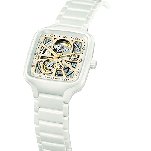 Rado True Square Open Heart Watch White 38mm