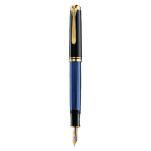Pelican M400 Fountain Pen, Blue Stripe, VIP Membership