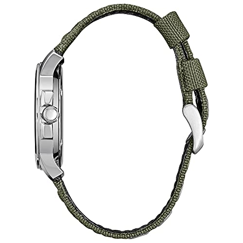 Citizen Men's Eco-Drive Field Watch with Olive Strap