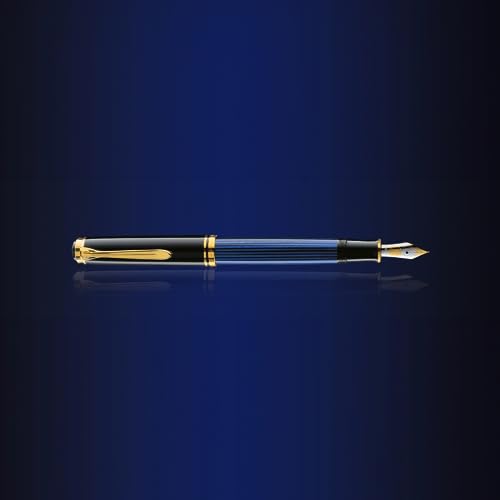 Pelican M400 Fountain Pen, Blue Stripe, VIP Membership