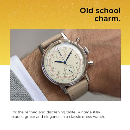 Customizable Killy Chronograph Vintage Wristwatch for Men
