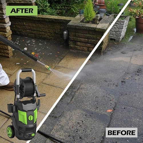 4500PSI Electric Pressure Washer with 20ft Hose and Foam Cannon