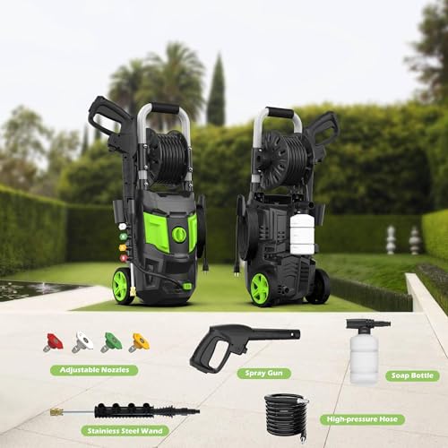 4500PSI Electric Pressure Washer with 20ft Hose and Foam Cannon