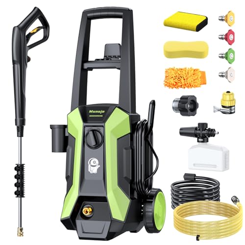 4000PSI Electric Power Washer with 4 Nozzles & Foam Cannon