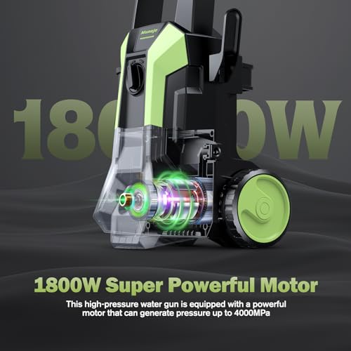 4000PSI Electric Power Washer with 4 Nozzles & Foam Cannon