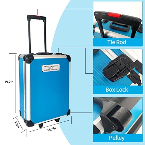 Arcwares 799pcs Aluminum Trolley Case Tool Set Silver, VIP Smart Shopper