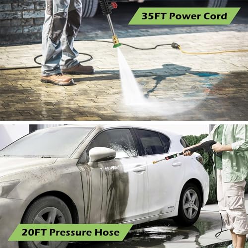 4200 PSI Electric Pressure Washer with Power Hose and Soap Tank