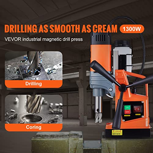 VEVOR 1300W Magnetic Drill 1.57" Boring Diameter