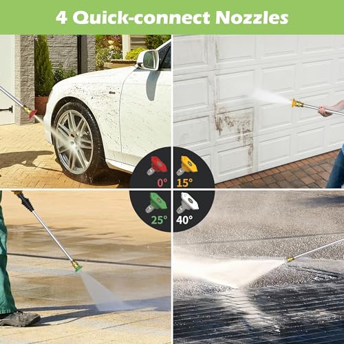 4200 PSI Electric Pressure Washer with Power Hose and Soap Tank