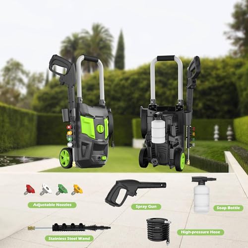 4200 PSI Electric Pressure Washer with Power Hose and Soap Tank