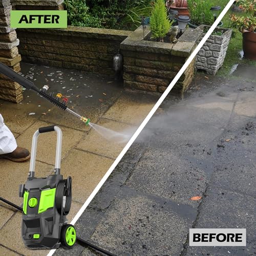 4200 PSI Electric Pressure Washer with Power Hose and Soap Tank