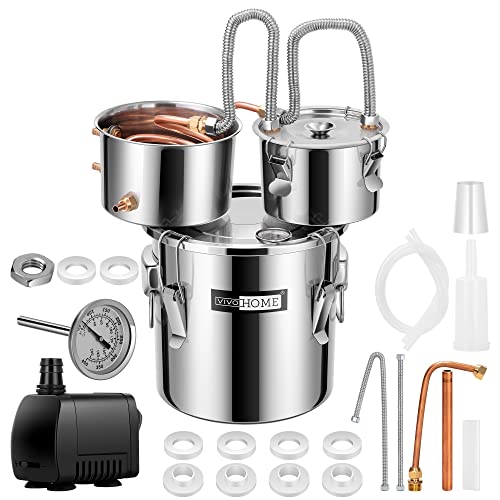 VIVOHOME 13.2 Gal Alcohol Still Home Brewing Kit