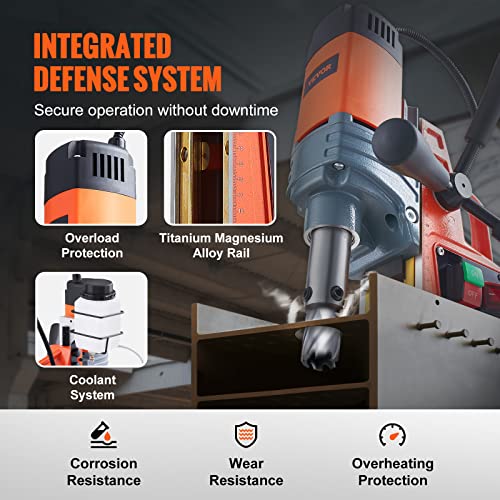 VEVOR 1300W Magnetic Drill 1.57" Boring Diameter