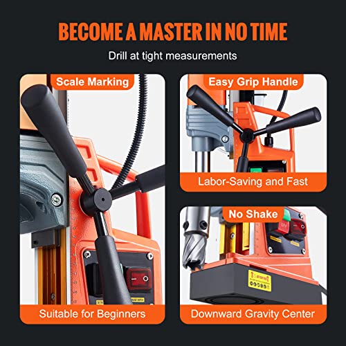 VEVOR 1300W Magnetic Drill 1.57" Boring Diameter