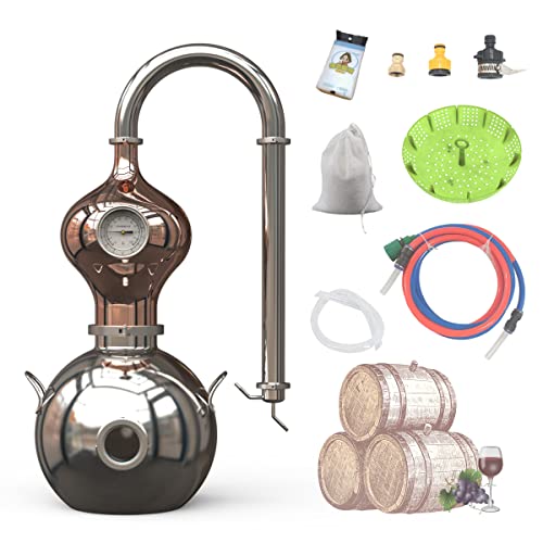 HOOLOO D15 Distiller Still Kit 304 Stainless Steel