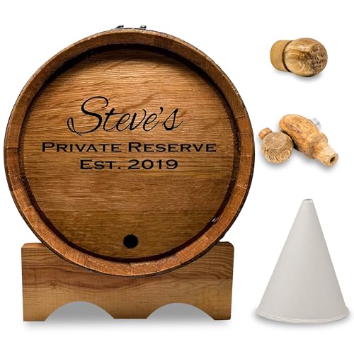 20L Custom Engraved Oak Barrels for Aging Spirits