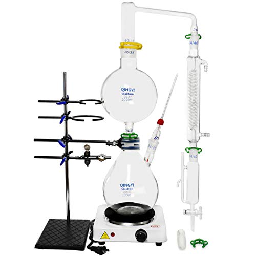 Essential Oil Distillation Kit with Stove and Glassware