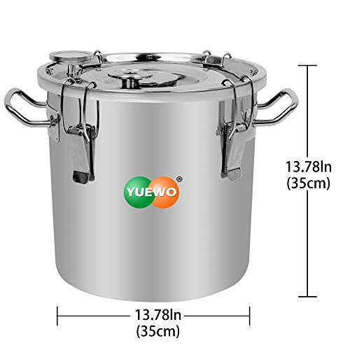 YUEWO Stainless Steel 8Gal Water Alcohol Distiller Kit