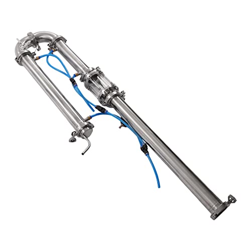 2" Tubular Distillation Tower Moonshine Still with Copper Mesh