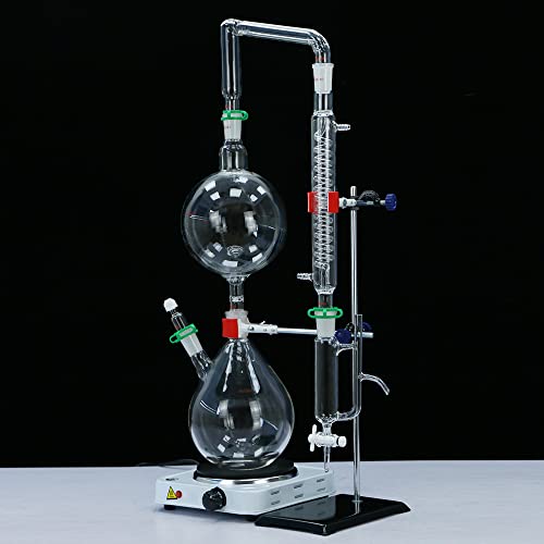 2L Glassware Distillation Kit for Essential Oil Extraction