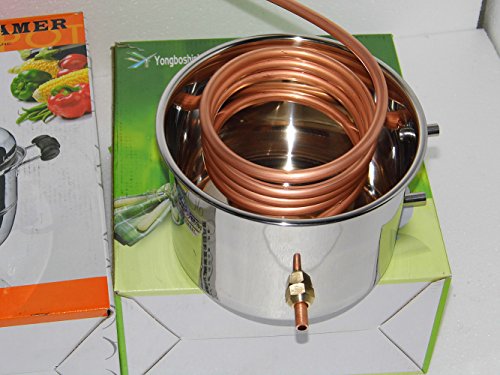 Stainless Steel Alcohol Distiller Home Brewing Kit VIP