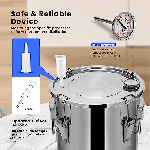 VIVOHOME 13.2 Gal Alcohol Still Home Brewing Kit
