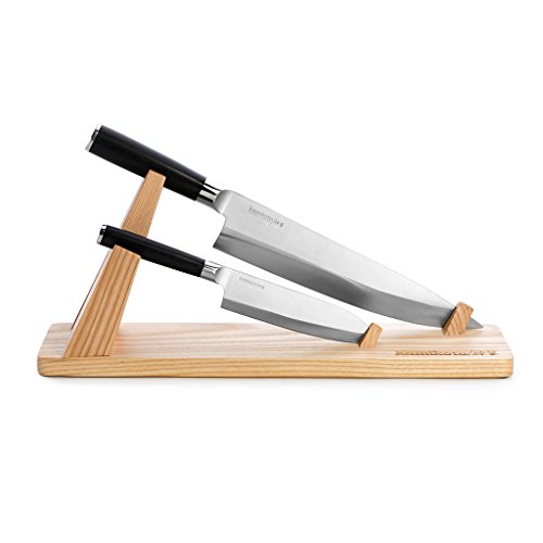 Kamikoto Senshi Dual Knife Set with Display Stand