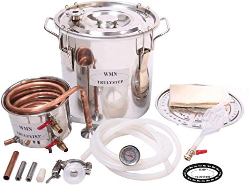 YUEWO 2 Pots Copper Still Home Brew Kit